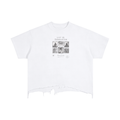 Vintage Wash Boxy Distressed Hem T-Shirt